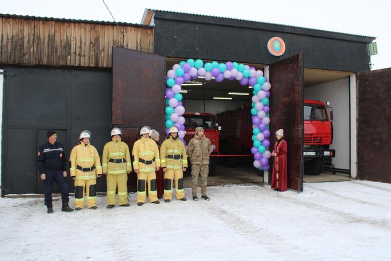 В районах области Абай растет число пожарных постов