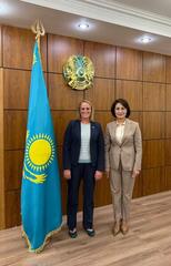 А.АЛЬНАЗАРОВА ВСТРЕТИЛАСЬ С ПОСТОЯННЫМ КООРДИНАТОРОМ ООН В КАЗАХСТАНЕ
