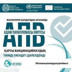 МИНЗДРАВ: ВАКЦИНУ ПРОТИВ ВПЧ ПОЛУЧИЛИ БОЛЕЕ 265 ТЫС ДЕВОЧЕК В КАЗАХСТАНЕ