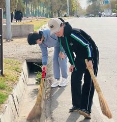 В ШАРДАРЕ АКТИВНО ПРОШЁЛ ОСЕННИЙ СУББОТНИК