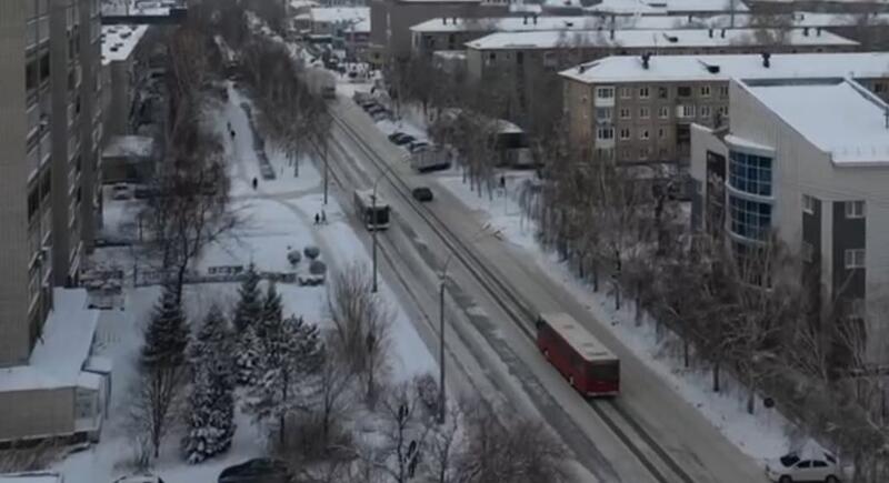 Аким ВКО проверил очистку улиц Усть-Каменогорска от снега и работу транспорта