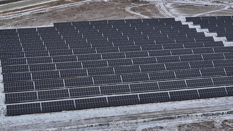 В Костанайской области запущена первая солнечная электростанция