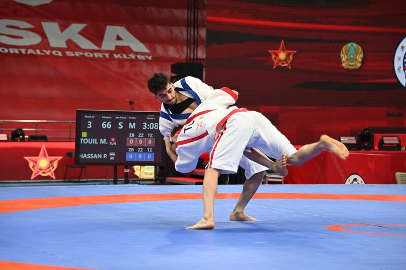 Сильнейшие бойцы мира сошлись на татами в Астане: Казахстан принимает первый чемпионат мира по қазақ күресі среди военнослужащих