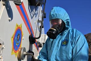 В Алматинской области прошли учения специалистов РХБ-защиты