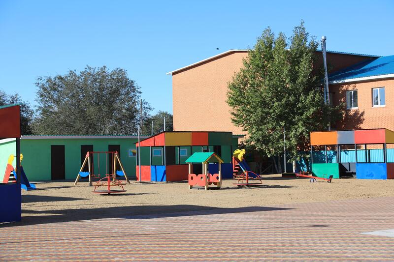 В селе Бестамак капитально отремонтировали старый детский сад