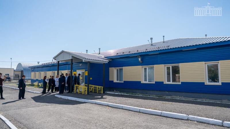 В Маркакольском районе открыт новый спортивный модуль