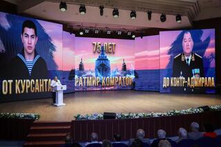 В Астане чествовали первого контр-адмирала Казахстана