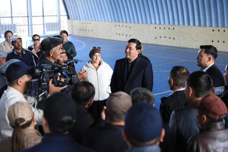 Асхат Шахаров встретился с жителями Кумкудука