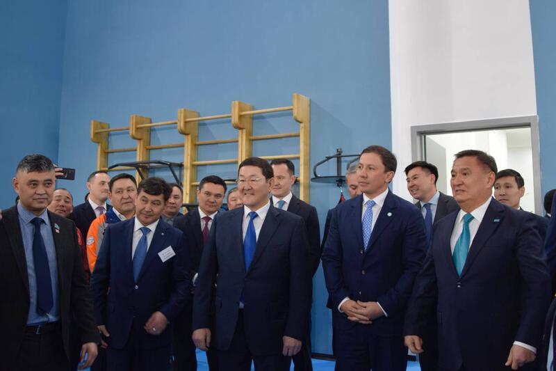 В г.Кокшетау Генеральный Прокурор открыл здание спортивного комплекса «Көкше Арена»