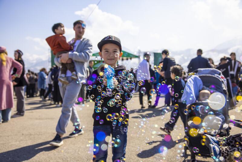Аким области принял участие в праздновании Наурыза в Талгаре