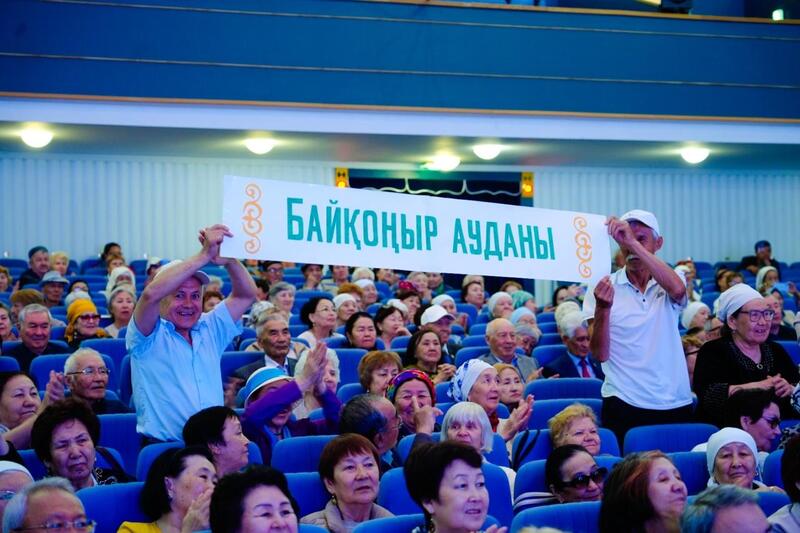 В Астане прошел творческий фестиваль среди пенсионеров «Ардагерлер көктемі»