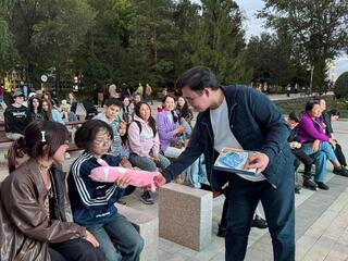 «Таза Қазақстан»: эко-квиз провели на столичном Арбате