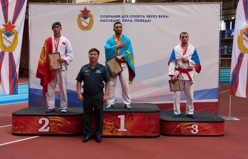 Сборная Казахстана заняла второе общекомандное место на Чемпионате СНГ по армейскому рукопашному бою