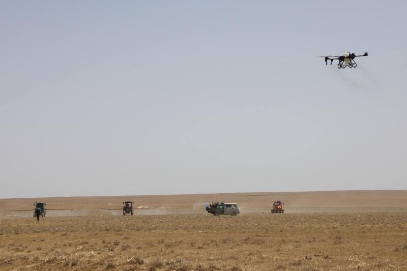 МИНИСТР СЕЛЬСКОГО ХОЗЯЙСТВА РК ПРОВЕРИЛ ХОД БОРЬБЫ С САРАНЧОВЫМИ ВРЕДИТЕЛЯМИ В ТУРКЕСТАНСКОЙ ОБЛАСТИ