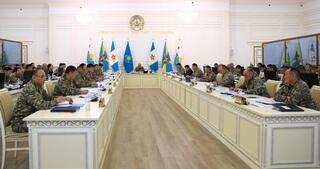 На коллегии Министерства обороны подведены итоги учения «Батыл Тойтарыс»