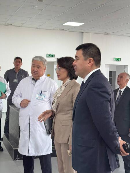 А. АЛЬНАЗАРОВА ОЗНАКОМИЛАСЬ С РАБОТОЙ МЕДИЦИНСКИХ ОРГАНИЗАЦИЙ АЛМАТЫ