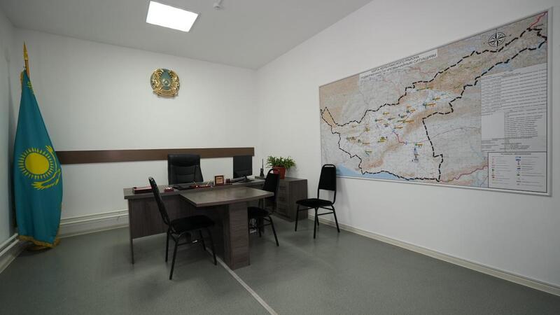 В селе Сарыозек начала работу обновленная пожарная часть