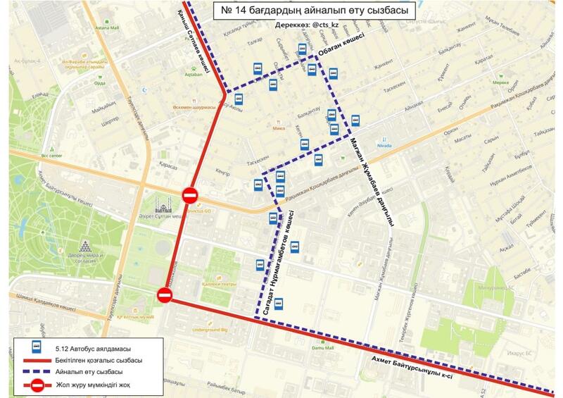 Военный парад в Астане: какие дороги временно перекроют 7 мая