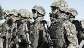 В г. Шу проходят антитеррористические учения