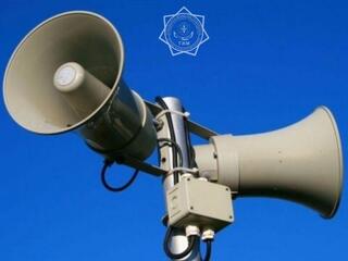 15 мая в области Жетsсу произведут проверку системы оповещения