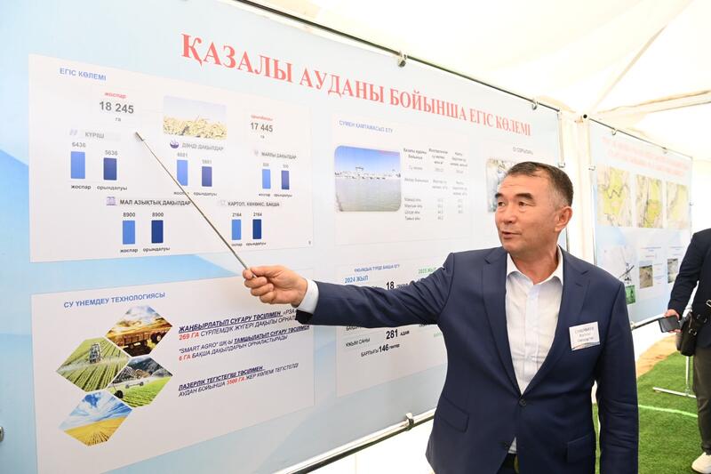 Заместитель Премьер-министра ознакомился с состоянием агросектора в Казалинском районе