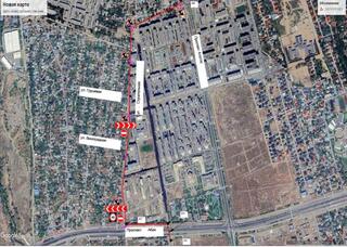 В Алматы на ул. Строительная поэтапно ограничат движение в связи со строительными работами