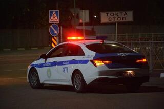 Полицийские задержали 16 летнего водителя, пытавшегося скрыться от патруля в Талдыкоргане