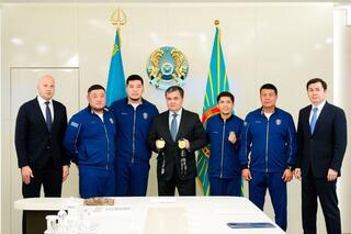 Столичных боксеров поздравили с победой на чемпионате мира в Ливерпуле