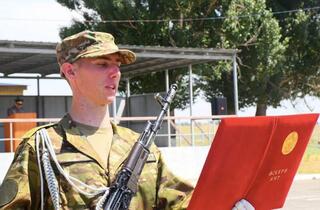 Чемпионы мира, Азии и Казахстана: в Алматы солдаты ЦСКА приняли присягу