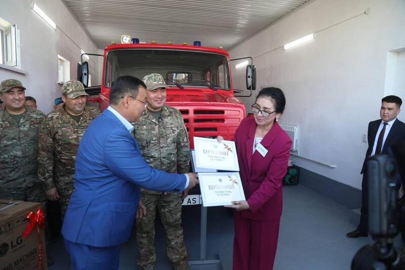 В селах Камыстыбас и Жанкожа батыр открылись пожарные посты