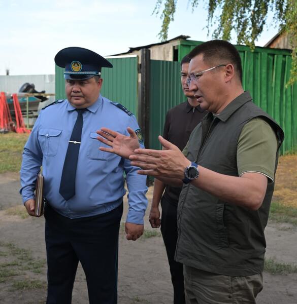 Аким Павлодарской области Асаин Байханов посетил Урлютюбское учреждение по охране лесов и животного мира в Железинском районе и Максимо-Горьковское учреждение по охране лесов и животного мира в районе Тереңкөл