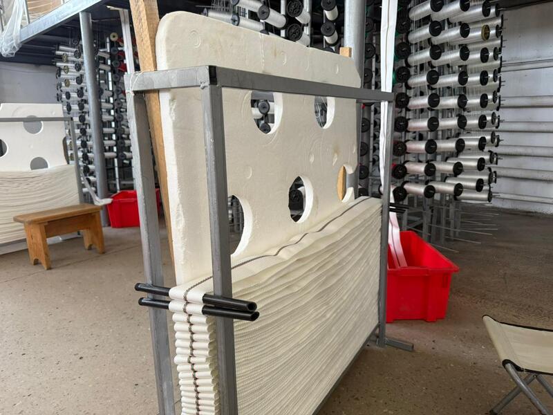 В Актобе открыт первый в стране завод по производству пожарных рукавов