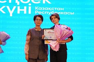 В Акмолинской области прошло торжественное мероприятие ко Дню труда