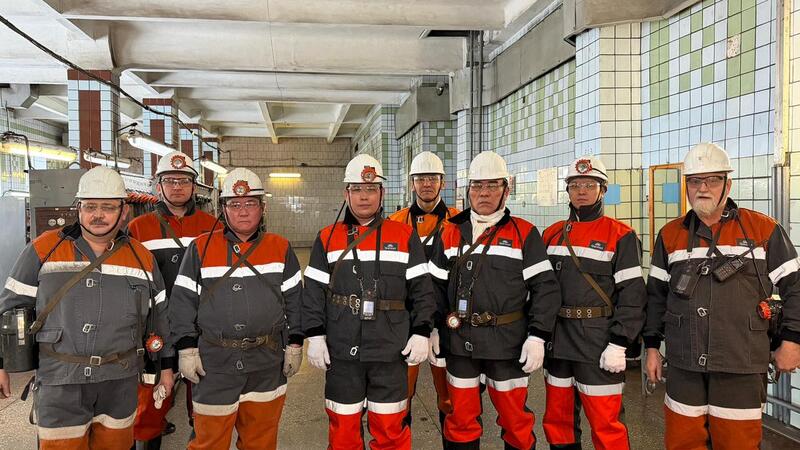 Вице-министр по чрезвычайным ситуациям посетил шахту имени Костенко с рабочим визитом