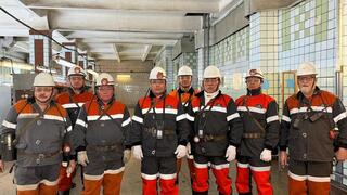 Вице-министр по чрезвычайным ситуациям посетил шахту имени Костенко с рабочим визитом