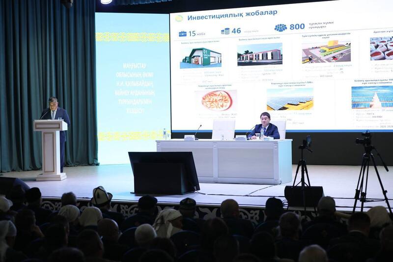 Нурдаулет Килыбай встретился с жителями Бейнеуского района: «Главная цель — повышение качества жизни населения»