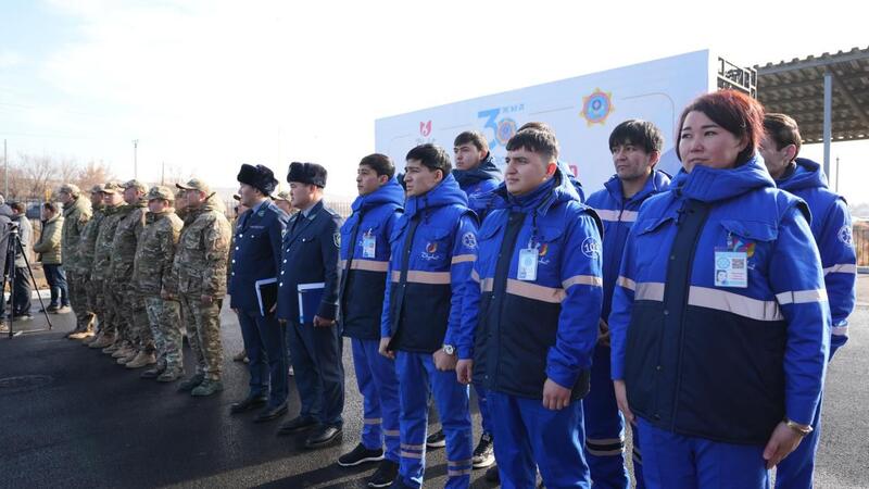 В ШЫМКЕНТЕ ОТКРЫТЫ ПЕРВЫЕ В РЕСПУБЛИКЕ УНИВЕРСАЛЬНЫЕ КОМПЛЕКСЫ ЭКСТРЕННЫХ СЛУЖБ