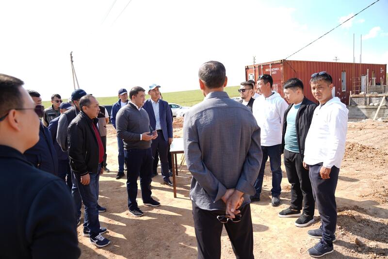 ТУРКЕСТАН: В САРЫАГАШЕ АКТИВНЫМИ ТЕМПАМИ ИДЕТ СТРОИТЕЛЬСТВО ИНДУСТРИАЛЬНОГО ПАРКА