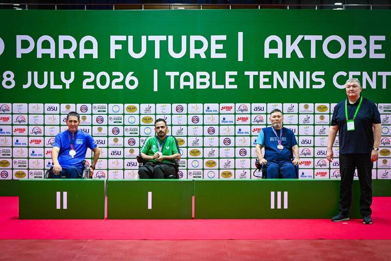11 наших соотечественников стали призёрами турнира ITTF World Para Future Aktobe 2026