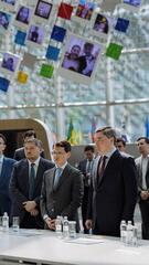 Глава Правительства и Министр Багдат Мусин осмотрели цифровую инфраструктуру технопарка Astana Hub