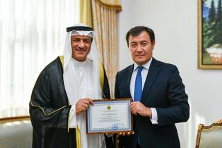 В МИД Казахстана приняли Посла Кувейта по случаю завершения его дипломатической миссии