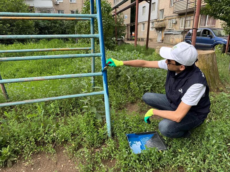 Батыс Қазақстан облысында «50 жаңа аула» экологиялық акциясы жалғасуда