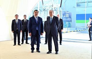 Глава государства посетил новую ТЭЦ