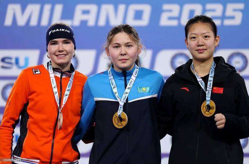 Аким области поздравил Кристину Шумекову с победой на этапе Кубка мира среди юниоров