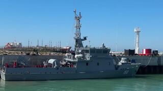 Военнослужащие Военно-морских сил совершили штурманский поход в акватории Каспийского моря