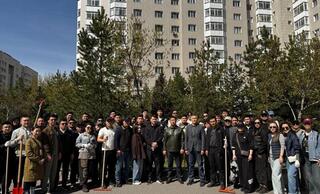 Сотрудники МСХ РК приняли участие в общегородском субботнике в рамках акции «Таза Қазақстан»