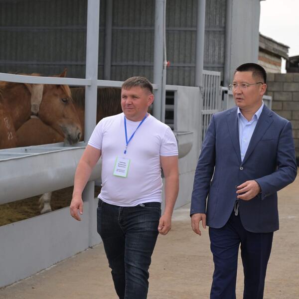 Аким области Асаин Байханов посетил с рабочей поездкой Щербактинский район