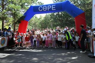 В Астане среди детей прошли соревнования по бегу KIDS RUN