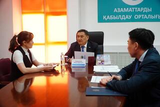 Аким Акмолинской области Марат Ахметжанов провел прием граждан