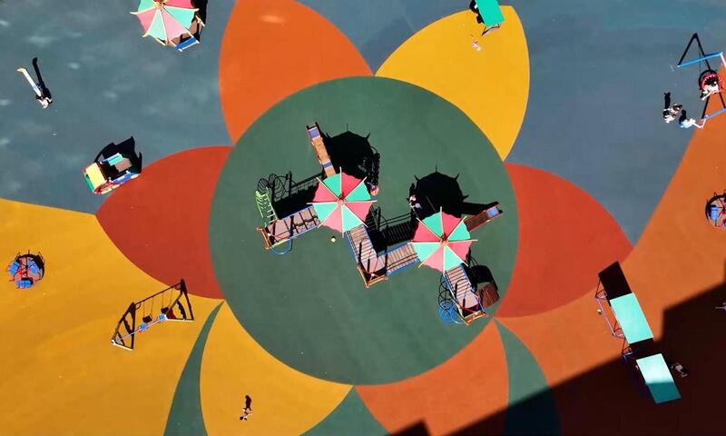 Более 40 дворов открыли в Астане в день защиты детей